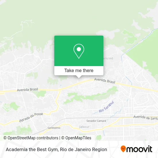 Academia the Best Gym map