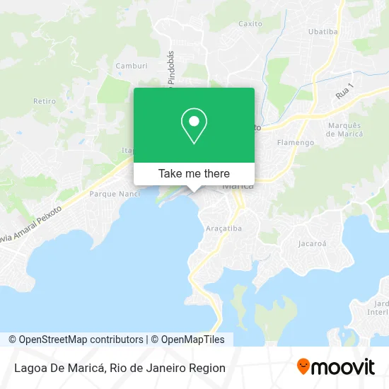 Lagoa De Maricá map