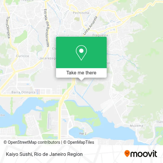 Kaiyo Sushi map