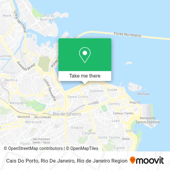 Cais Do Porto, Rio De Janeiro map