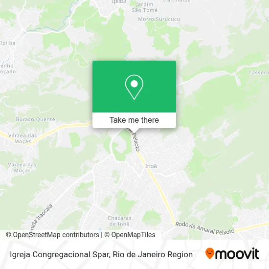 Igreja Congregacional Spar map