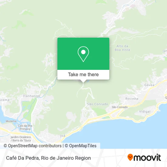 Café Da Pedra map