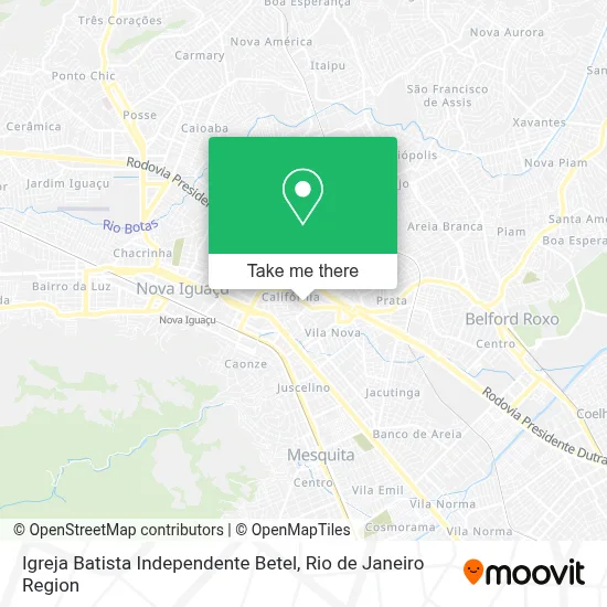 Igreja Batista Independente Betel map