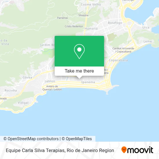 Equipe Carla Silva Terapias map