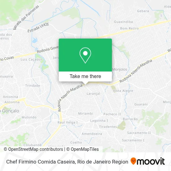 Chef Firmino Comida Caseira map