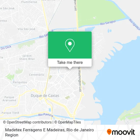 Madetex Ferragens E Madeiras map