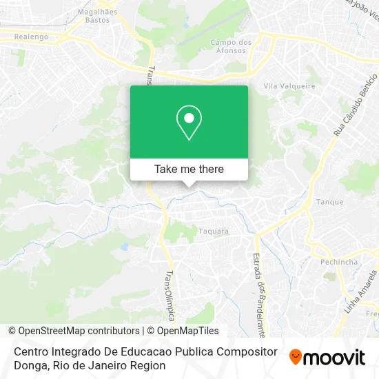 Centro Integrado De Educacao Publica Compositor Donga map