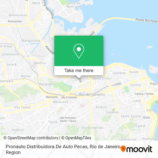 Pronauto Distribuidora De Auto Pecas map