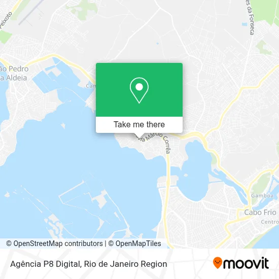Agência P8 Digital map