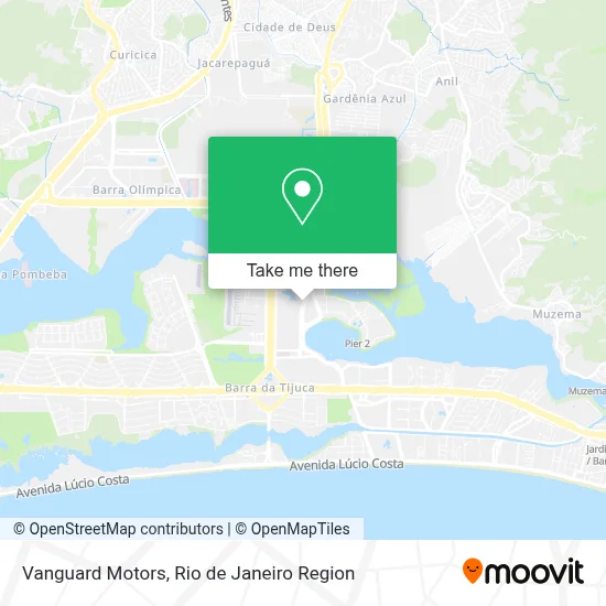 Vanguard Motors map