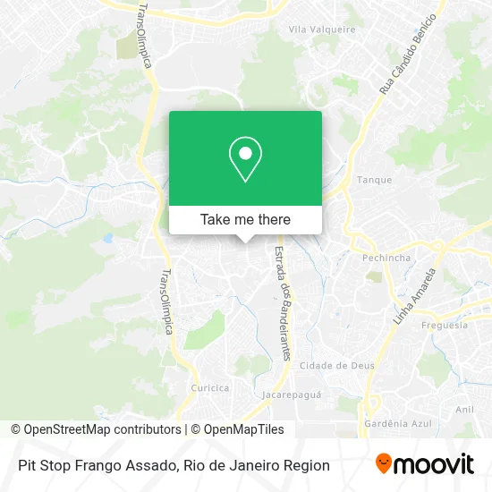 Pit Stop Frango Assado map