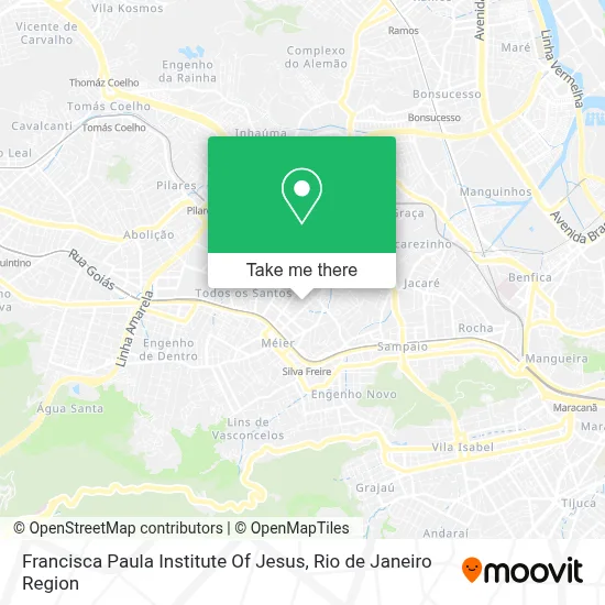 Francisca Paula Institute Of Jesus map