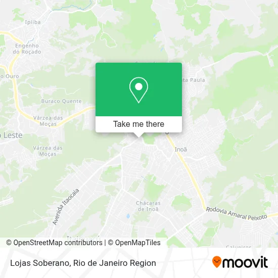 Lojas  Soberano map
