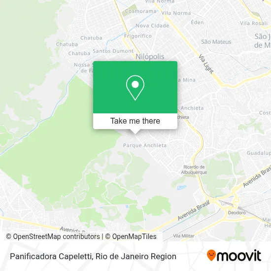 Panificadora Capeletti map