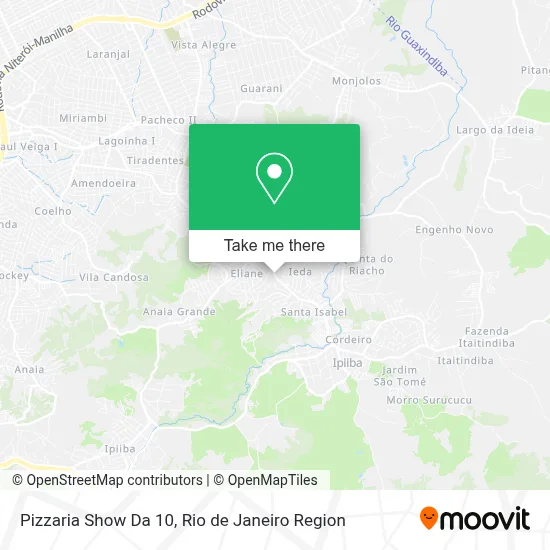 Pizzaria Show Da 10 map