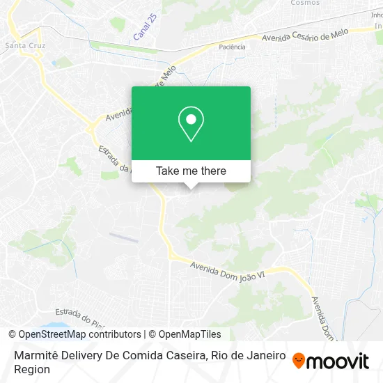Marmitê Delivery De Comida Caseira map