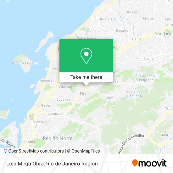 Loja Mega Obra map
