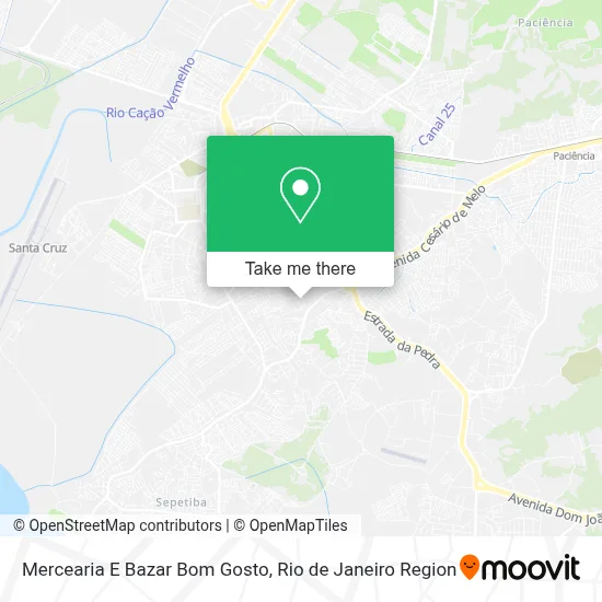 Mercearia E Bazar Bom Gosto map