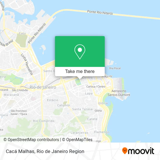 Cacá Malhas map
