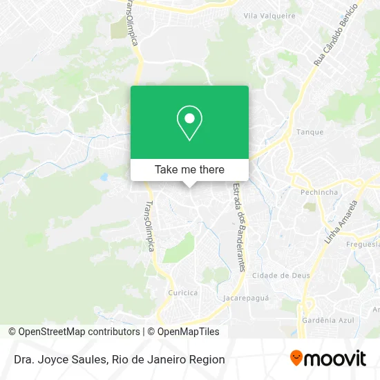 Dra. Joyce Saules map