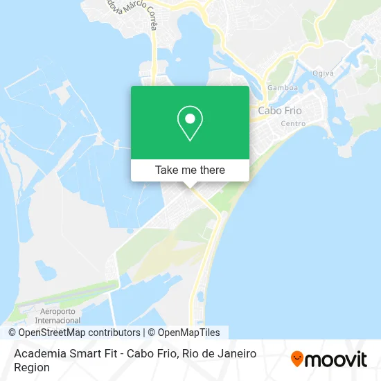 Academia Smart Fit - Cabo Frio map