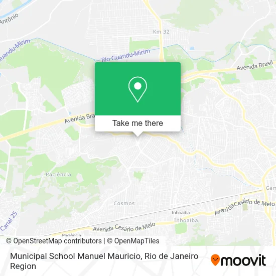 Municipal School Manuel Mauricio map