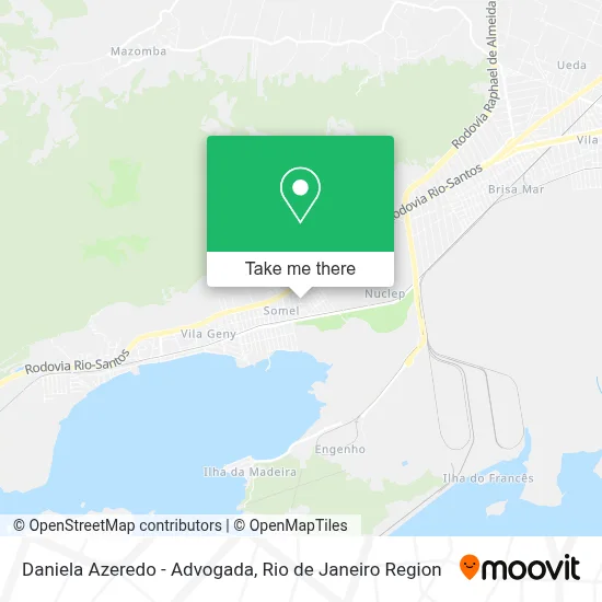 Daniela Azeredo - Advogada map