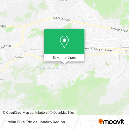 Orelha Bike map