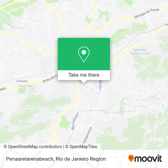 Penaareiarenabeach map
