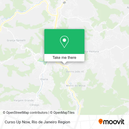 Curso Up Now map
