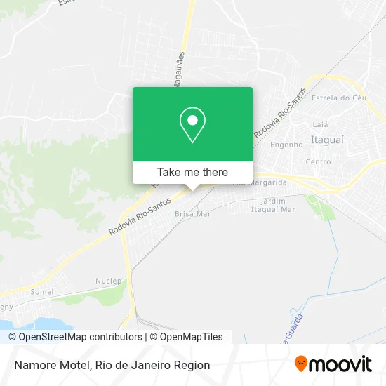 Namore Motel map