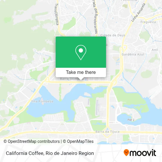 California Coffee map