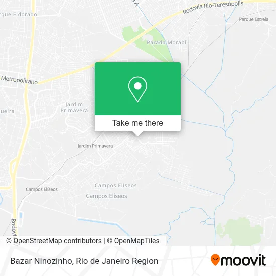 Bazar Ninozinho map
