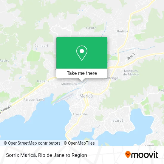 Sorrix Maricá map
