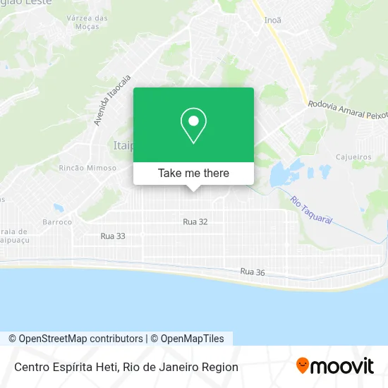 Centro Espírita Heti map