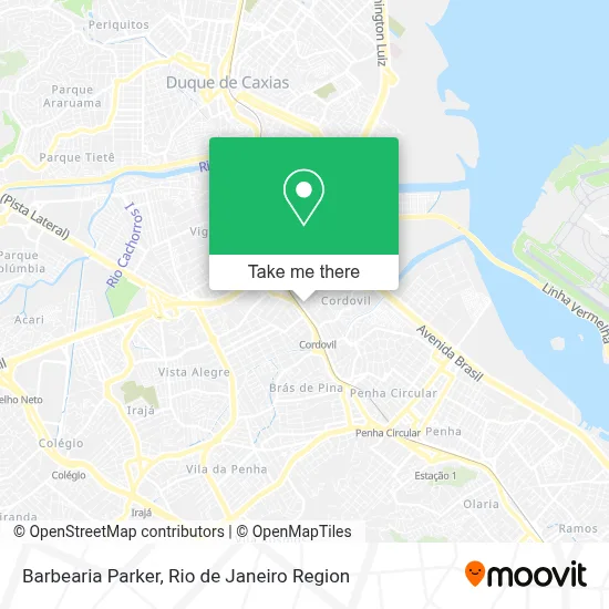 Barbearia Parker map