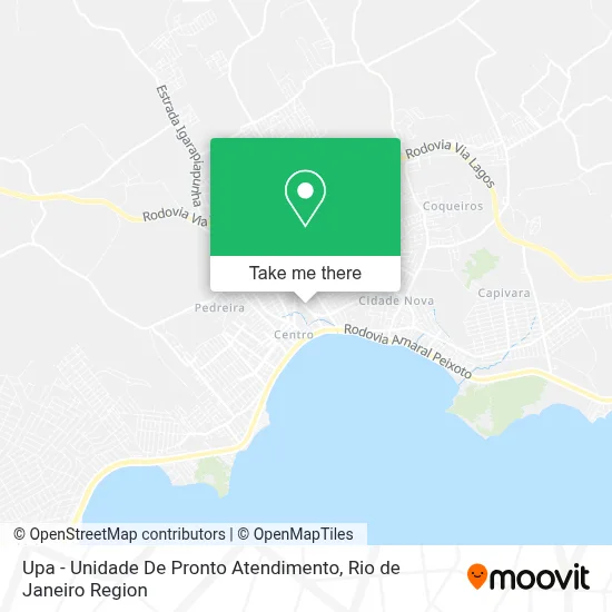 Upa - Unidade De Pronto Atendimento map