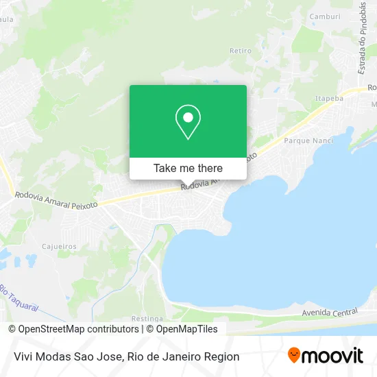 Vivi Modas Sao Jose map