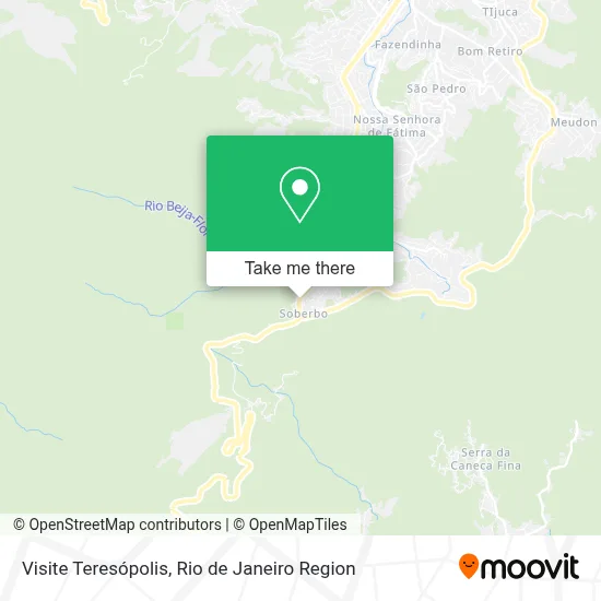 Visite Teresópolis map