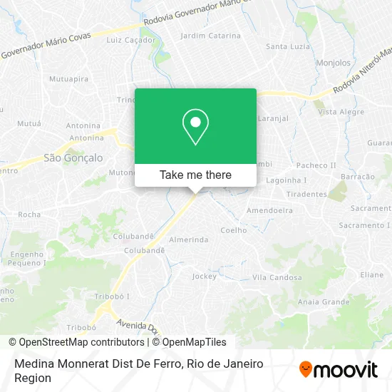 Medina Monnerat Dist De Ferro map