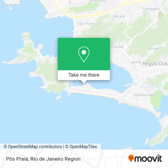 Pôs Praia map
