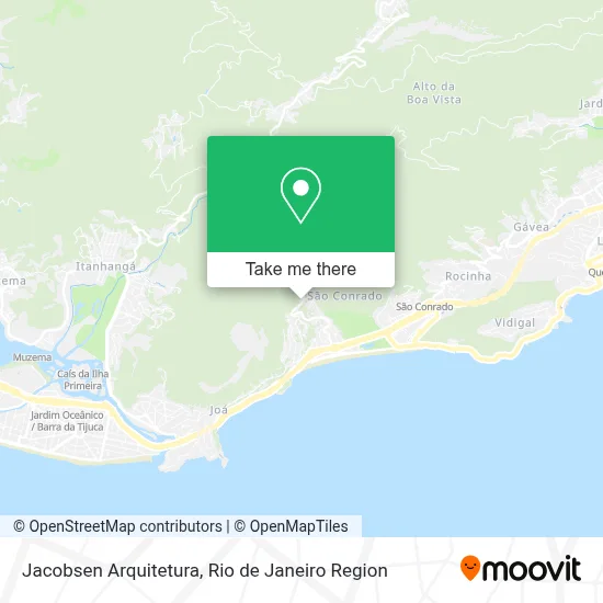 Jacobsen Arquitetura map