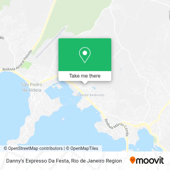 Danny's Expresso Da Festa map