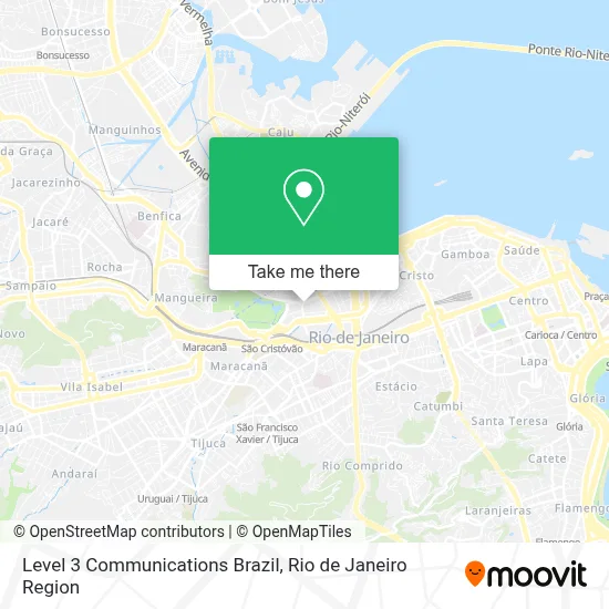 Level 3 Communications Brazil map