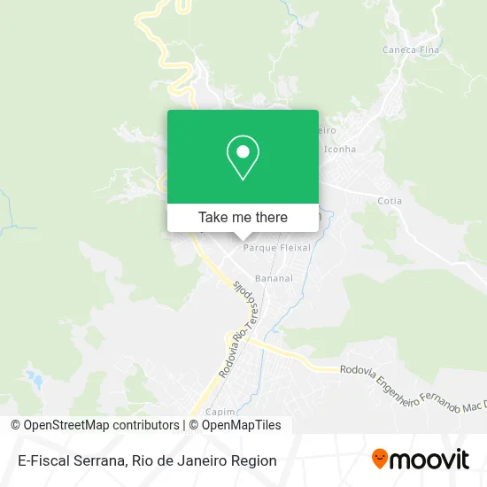 E-Fiscal Serrana map