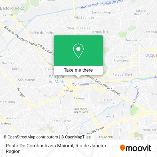 Posto De Combustiveis Maioral map