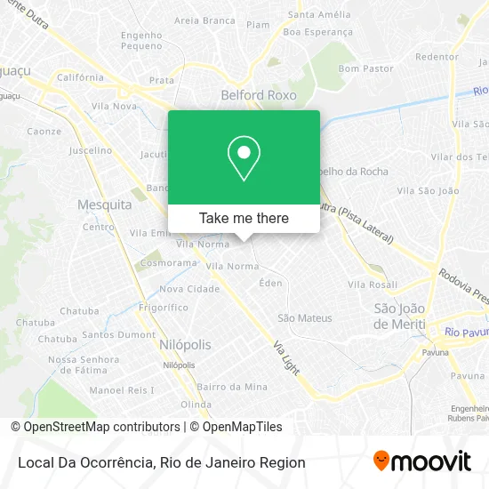 Local Da Ocorrência map