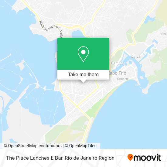 The Place Lanches E Bar map