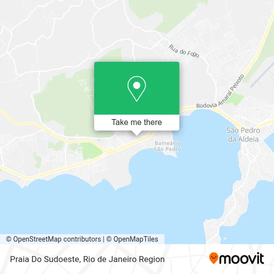 Praia Do Sudoeste map