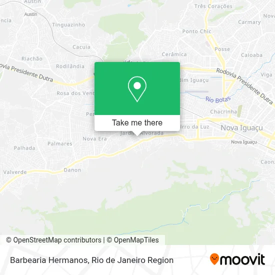 Barbearia Hermanos map